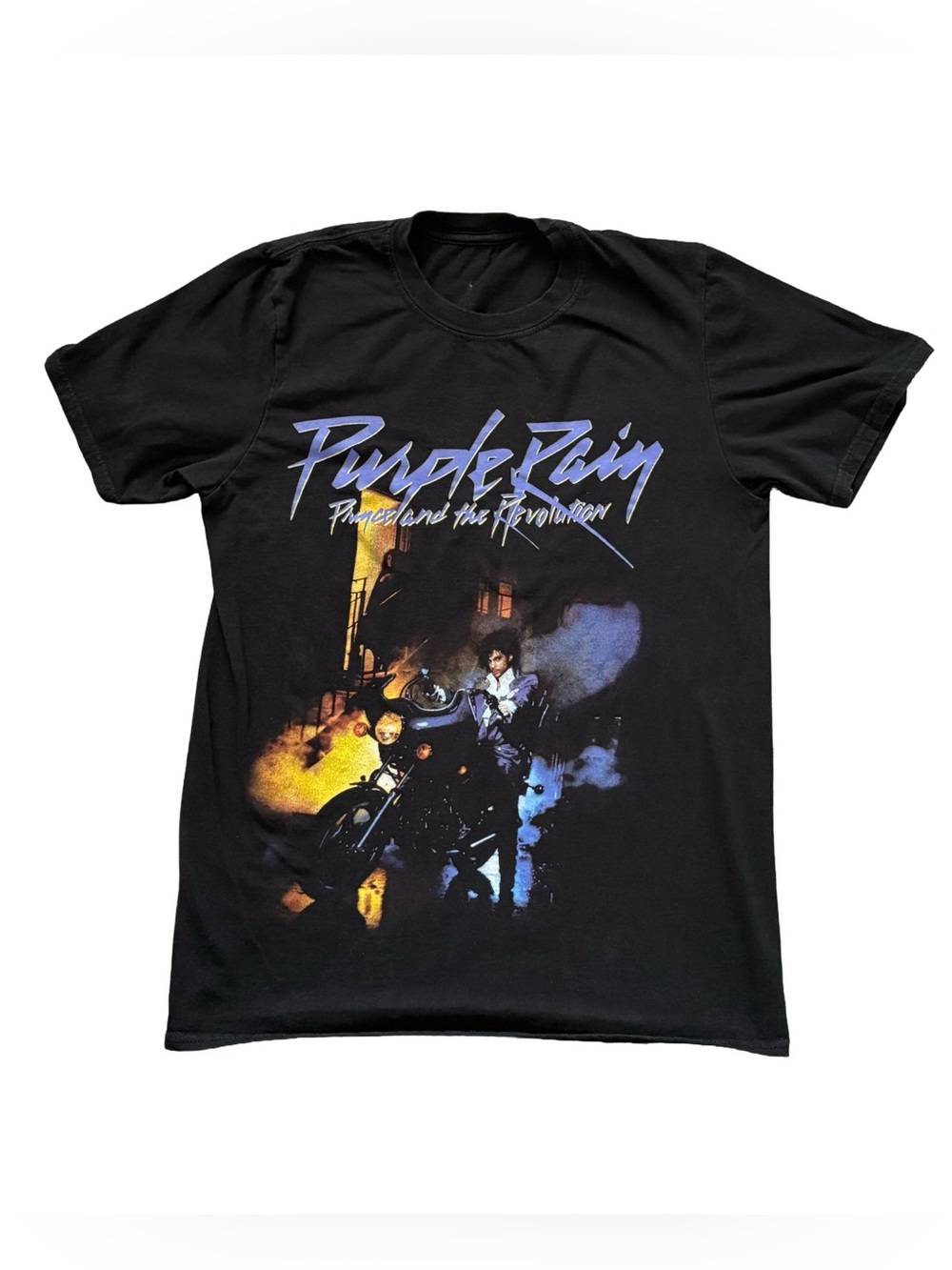Prince Purple Rain Graphic Band Tee Women’s Small
